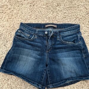 Joe's Jeans Dark Blue Jean Shorts